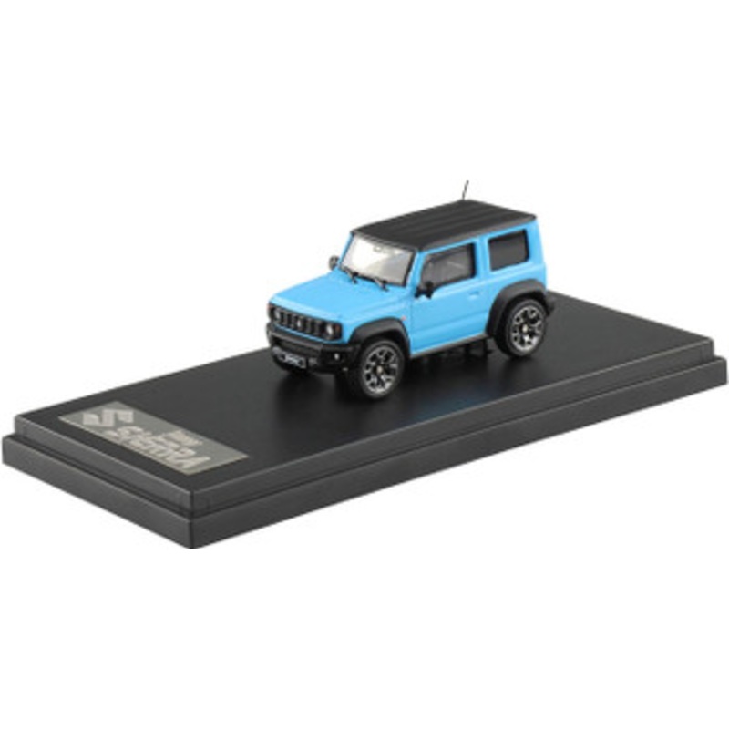 Aoshima SKYNET 1/64 Suzuki Jimny Sierra Mini Car Light Blue Finished Diecast Model