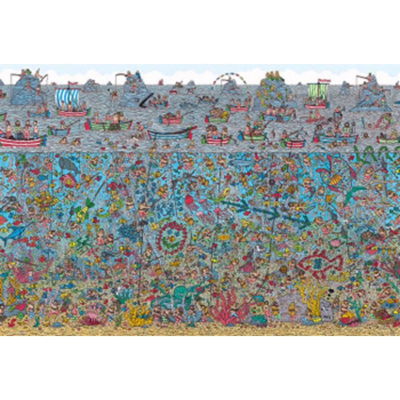 Beverly Jigsaw Puzzle Where’s Wally? Divers In Deep Sea  (2000 S-Pieces)