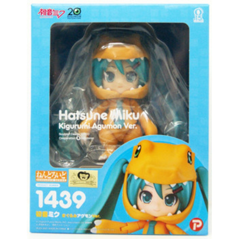 Good Smile Company Nendoroid Hatsune Miku: Kigurumi Agumon Ver. (Hatsune Miku / Digimon Adventure)
