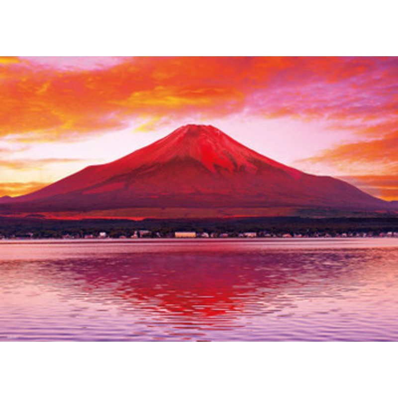Beverly 66-164 Jigsaw Puzzle Red Mt.Fuji in the Early Summer Morning (600 Pieces)
