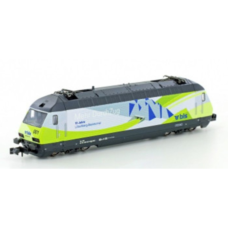 Kato/LEMKE K137124 Electric Locomotive BLS Re465 001 L tschberg Basistunnel (N scale)