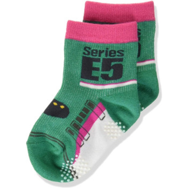 Railway Socks for Baby (Techushita) E5 Hayabusa (Size 12-16cm) Mesh Type