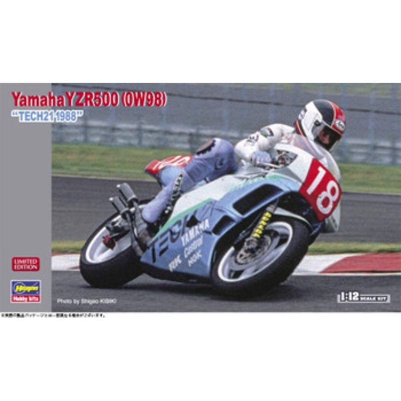Hasegawa 21727 Yamaha YZR500 (0W98) TECH 21 1988 1/12 Scale Kit