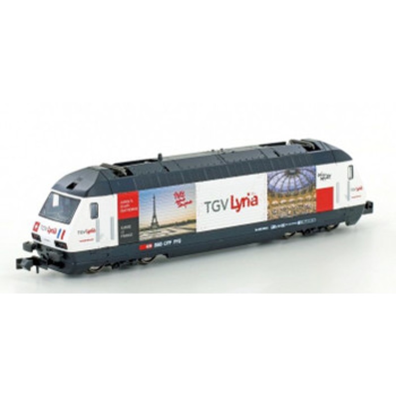 Kato/LEMKE K137120 Electric Locomotive Re4/4 460 TGV Lyria (N scale)
