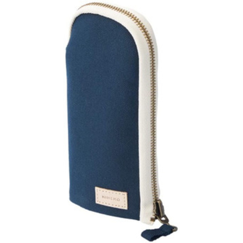 LIHIT LAB. HINEMO Stand Pen Pouch (Navy)
