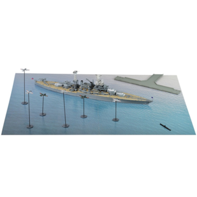 Pit-Road 1/700 Attack on Pearl Harbor (Tora Tora Tora) BB-44 California VS Imperial Japanese Navy Air Service Plastic Model