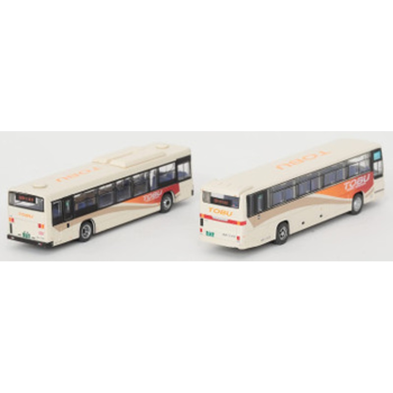 Tomytec Bus Collection Tobu Bus Nikko/ Chuzenjiko/ Yumoto Onsen 2 Bus Set (N scale)