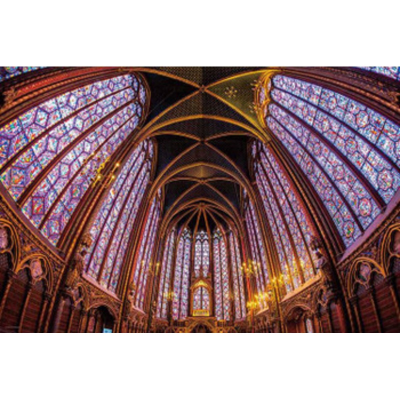 Yanoman Jigsaw Puzzle 10-1376 Sainte Chapelle The oldest brilliance (1000 Pieces)