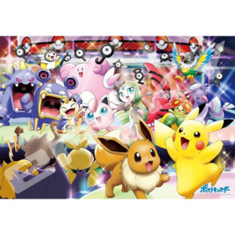 Ensky 1000T-150 Jigsaw Puzzle Pokemon Exciting concert  (1000 Pieces)