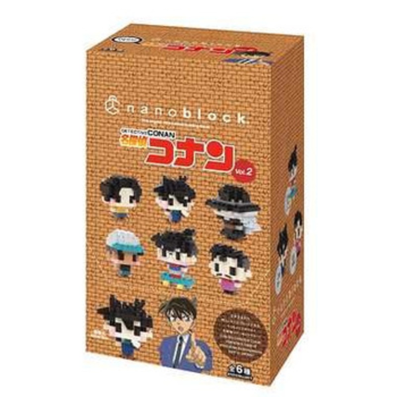 Kawada NBMC_18 Nanoblock Mini Detective Conan vol. 2 1 Box (6 Pcs)
