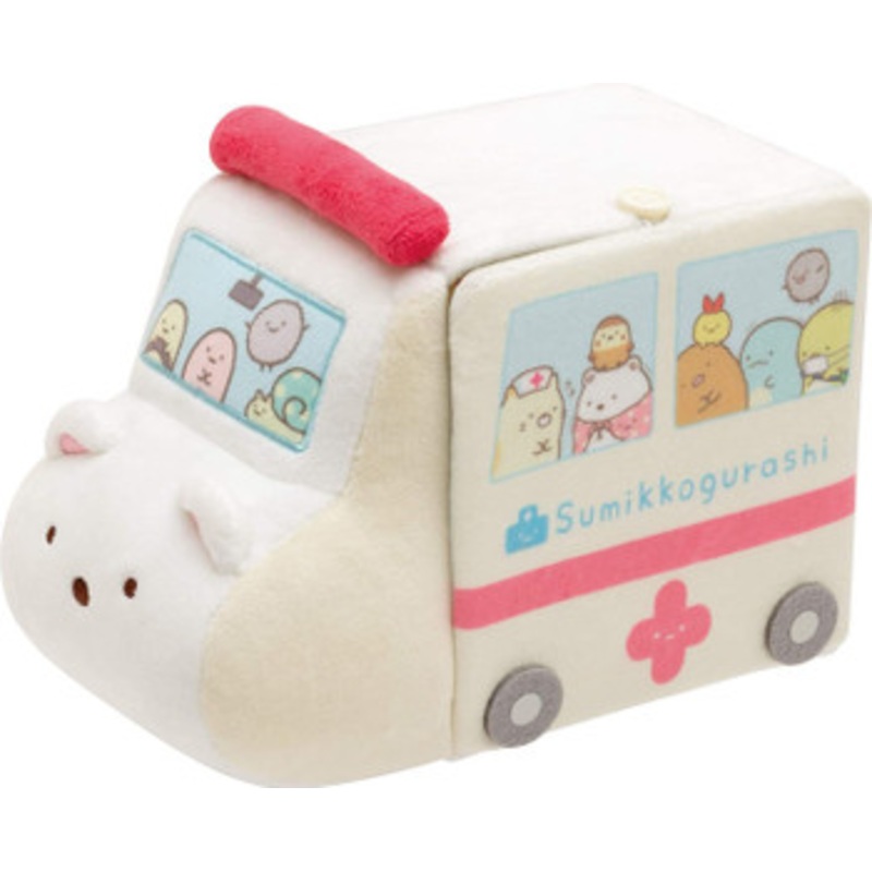 San-x Sumikko Gurashi  Scene Plush Toy Ambulance