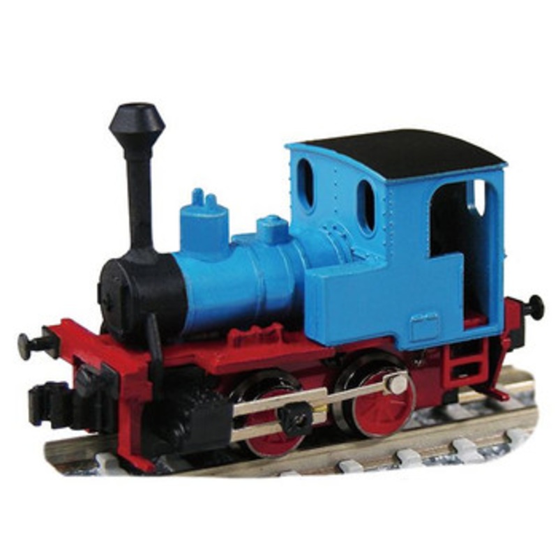Tsugawa Yokou 14074 Koppel B Tank Steam Locomotive (Light Blue) (N scale)