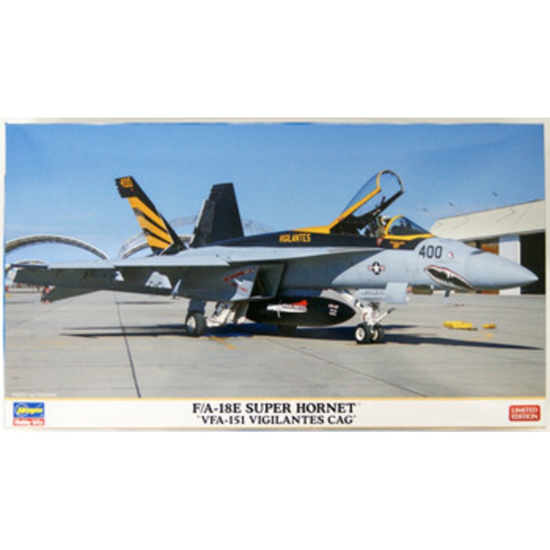 Hasegawa 1/72 F/A-18E Super Hornet `VFA-151 Vigilantes CAG` Plastic Model