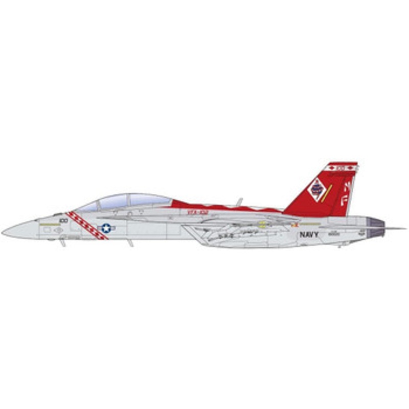Platz 1/72 U.S. US Navy F/A-18F Super Hornet VFA-102 Diamondbacks Plastic Model Kit
