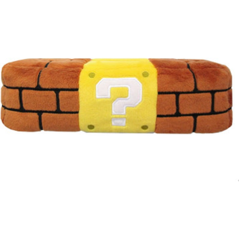 San-ei Super Mario Plush Tissue Box Cover Block