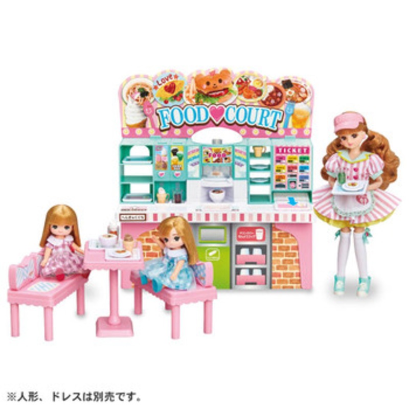 Takara Tomy Licca Doll Yay Yay Food Court