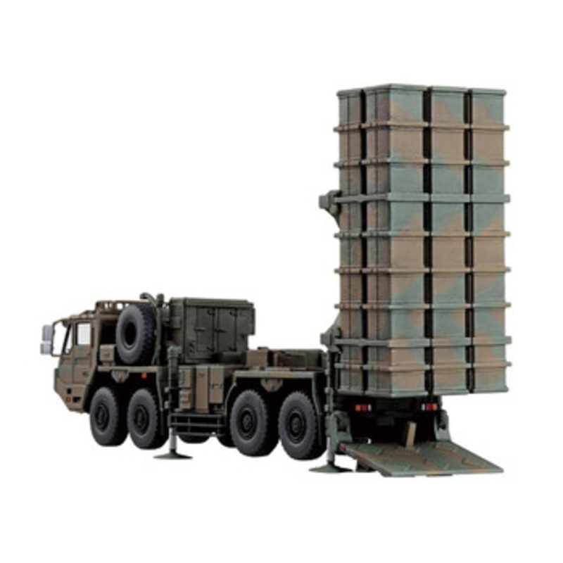 Aoshima Military Model Kit 1/72 JGSDF Medium-Range Surface-to-Air Missile Plastic Model