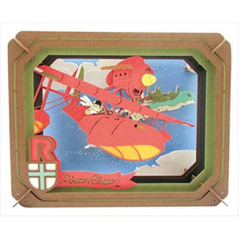 Ensky Paper Theater Studio Ghibli Porco Rosso Over the Adrian Sea