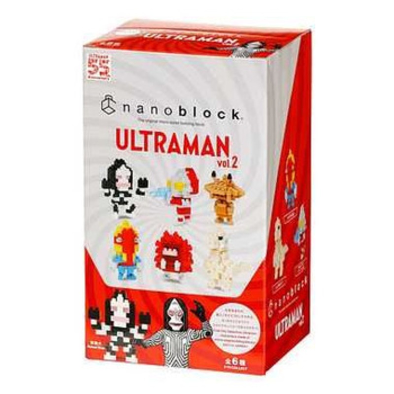 Kawada NBMC_22 Nanoblock Mini Ultraman vol.2  1 Box (6 Pcs)
