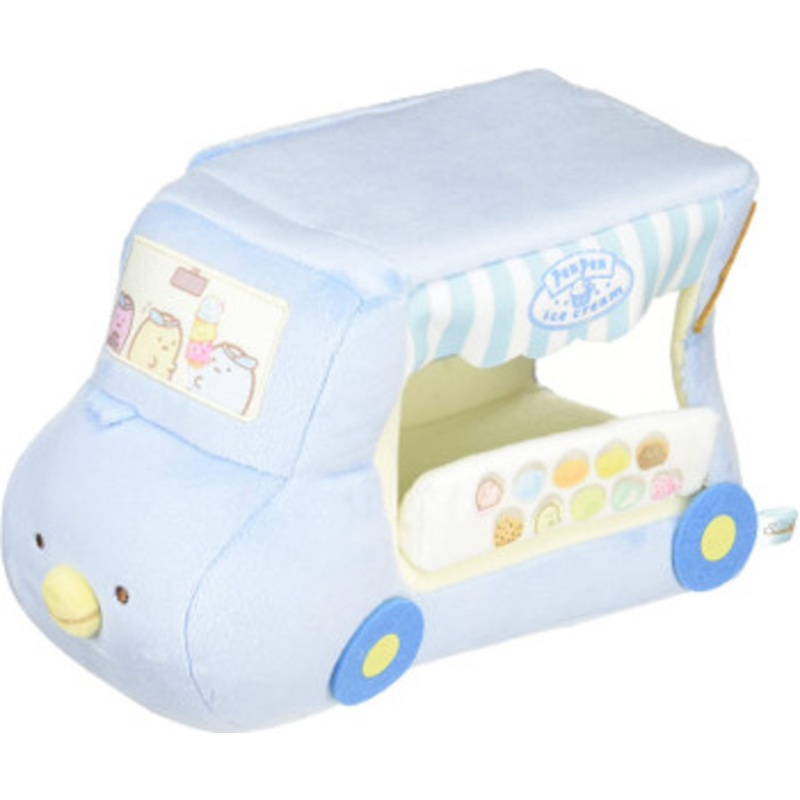 San-x Sumikko Gurashi  Scene Plush Toy Pen Pen Ice Cream Wagon