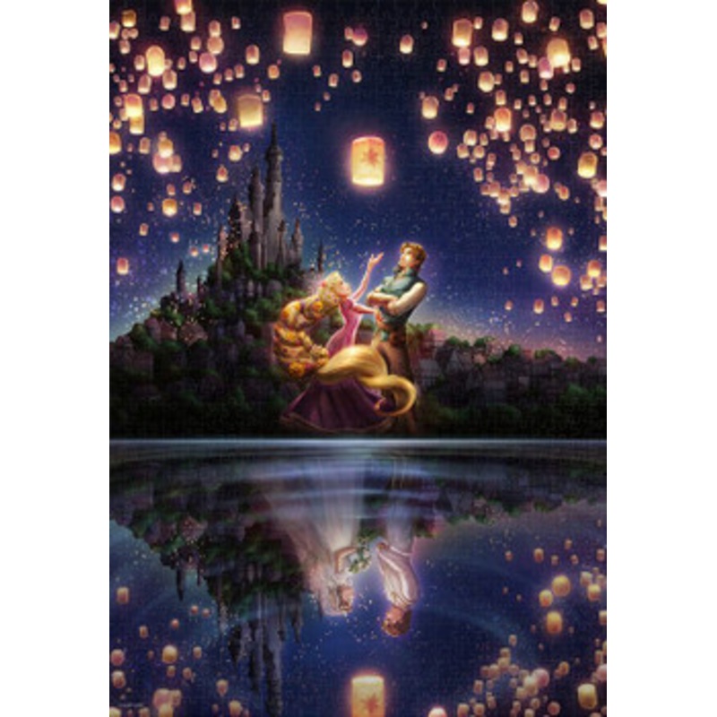 Tenyo Jigsaw Puzzle Disney Tangled The future on the lake (1000 Pieces)
