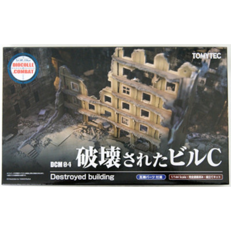 Tomytec DCM04 Diocolle Combat Destroyed Building C 1/144 Scale Kit