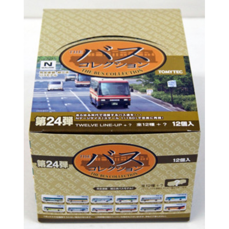 Tomytec The Bus Collection No.24 (12 Buses Randomly Packed) (N scale)