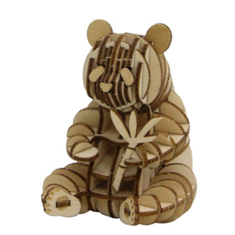 A-zone Wooden Art ki-gu-mi Giant panda