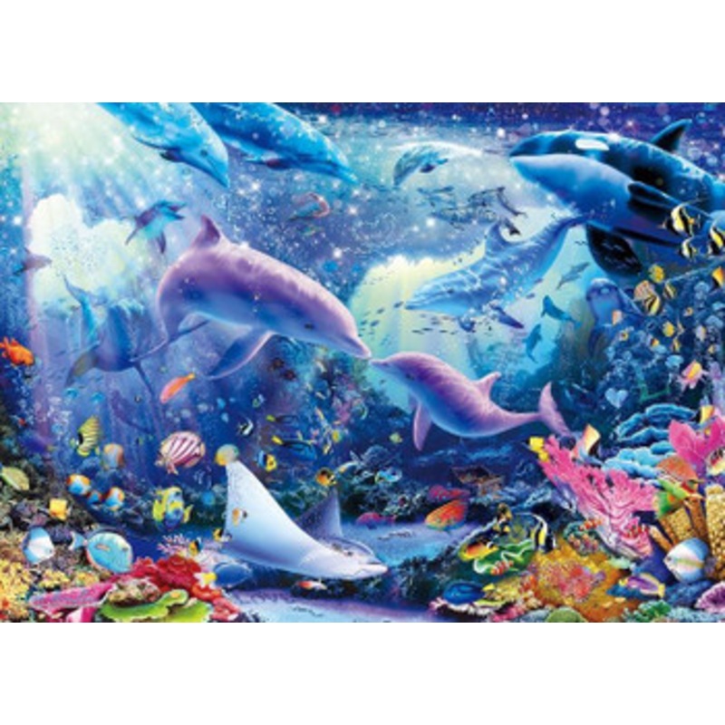 Epoch Jigsaw Puzzle 07-723s Lassen Let’s find me! (Glow in the Dark) (500 Pieces)