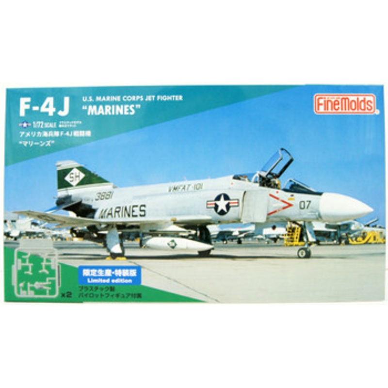 Fine Molds 1/72 US Marine Corps F-4J Fighter Marines Limited Edition Special Equipment Plastic Model
