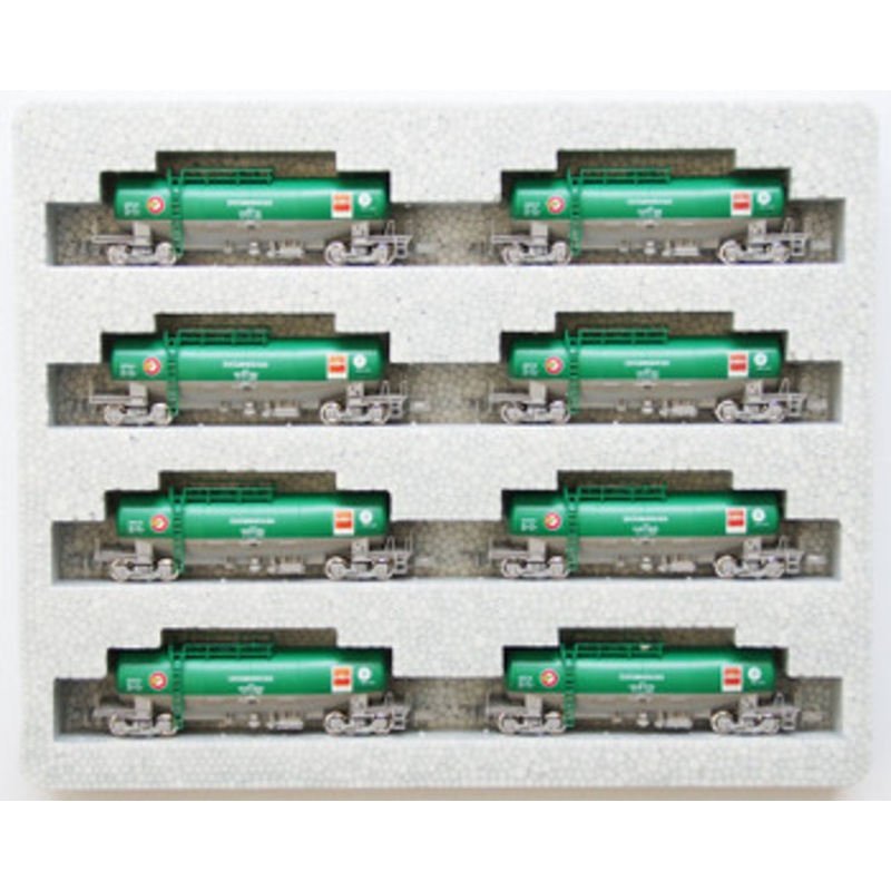 Kato 10-1167 Tank Car TAKI 1000 ENEOS (Green)  8 Cars Set B (N scale)