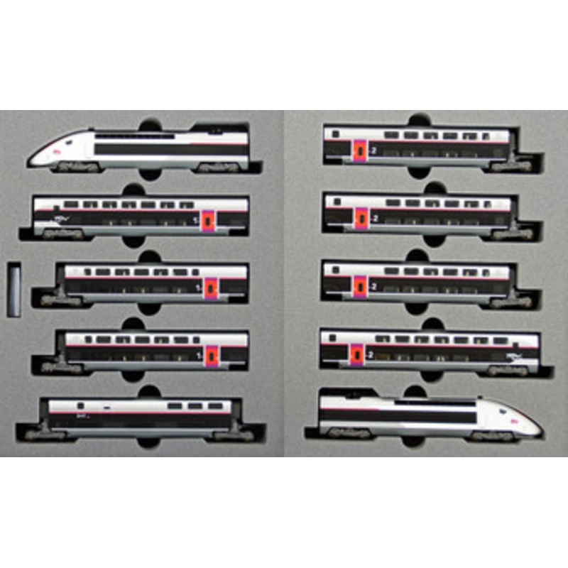Kato 10-1324 TGV Duplex New Color (Carmillon) 10 Cars Set (N scale)