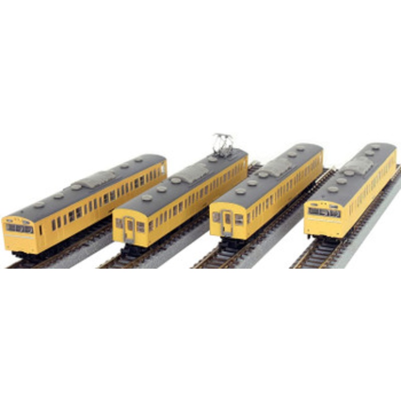 Rokuhan T022-13 JNR Series 103 Canary High Cab Type 4 Cars Set (Z Scale)