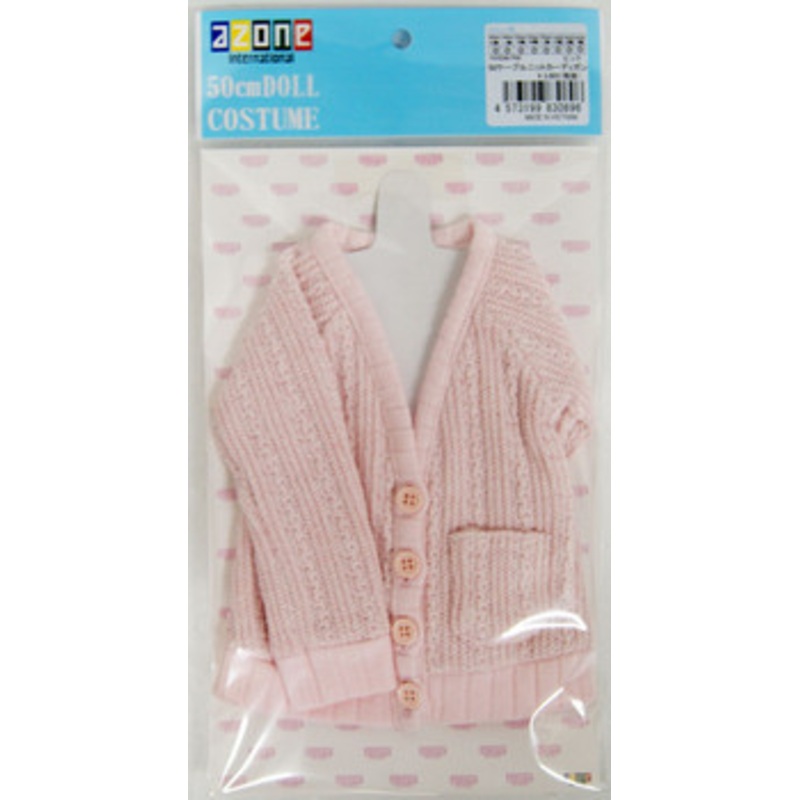 Azone FAR246-PNK 50cm AZO2 Doll Cable Knit Cardigan (Pink)