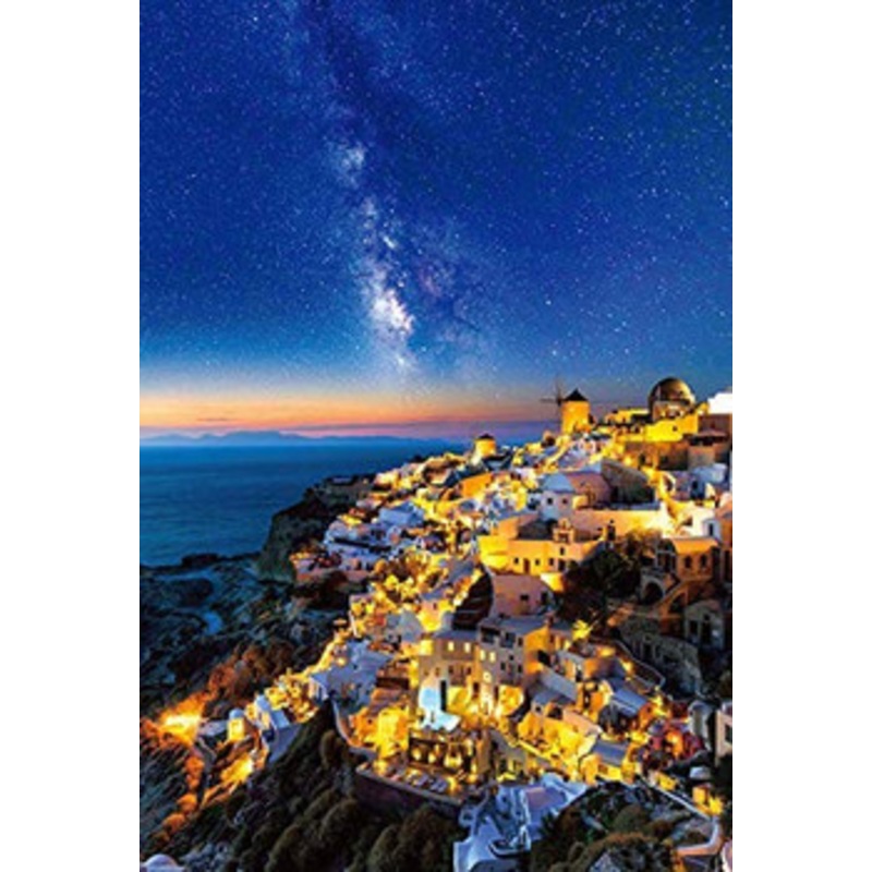 Beverly Jigsaw Puzzle 51-260 Starry Sky in Santorini (1000 Pieces)