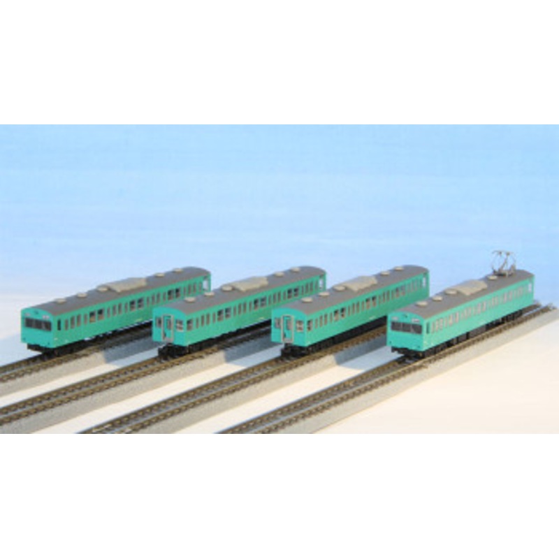 Rokuhan T022-9 JNR Series 103 Emerald Green Joban Line Type 4 Cars Set (Z Scale)