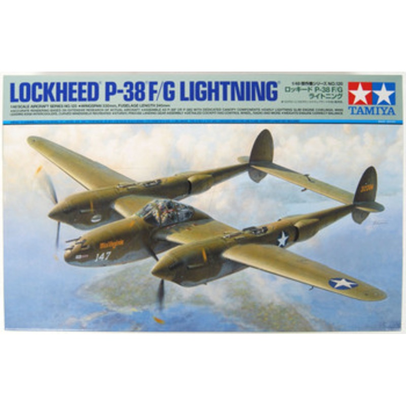 Tamiya 61120 Lockheed P-38F/G Lighting 1/48 scale kit
