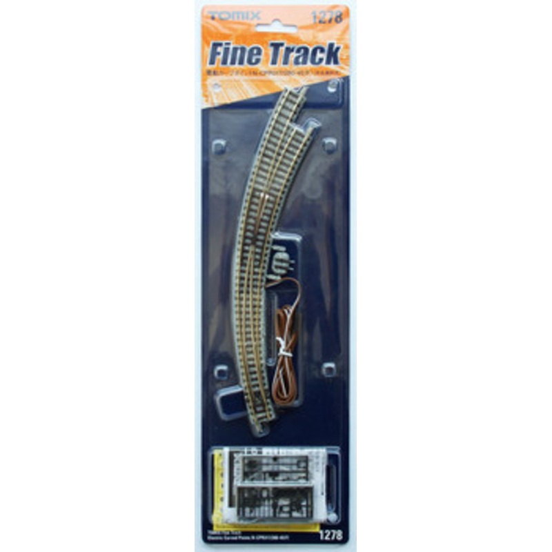 Tomix 1278 Electric Curved Turnout N-CPR317/280-45(F) Power-Routing (N scale)