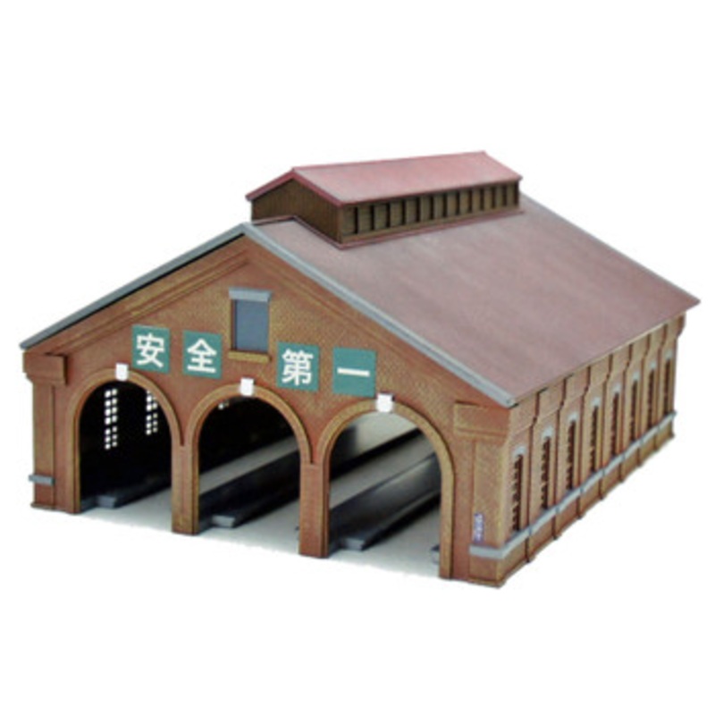 Tomytec (Building 122-2) Triple Track Train Warehouse (N scale)