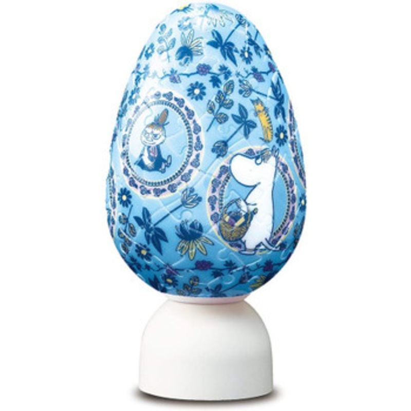 Yanoman 3D LED Egg Lantern Puzzle 2202-18 Moomins Blooming Maze (80 Pieces)