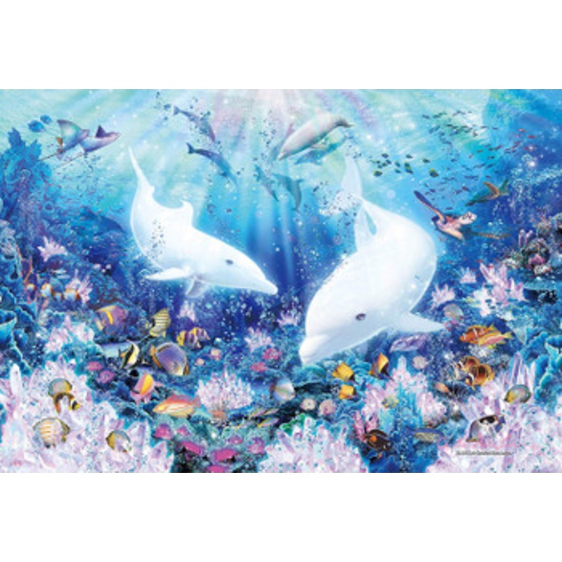 Epoch Jigsaw Puzzle 28-331 Glow in the Dark Lassen Blanca (300 Pieces)