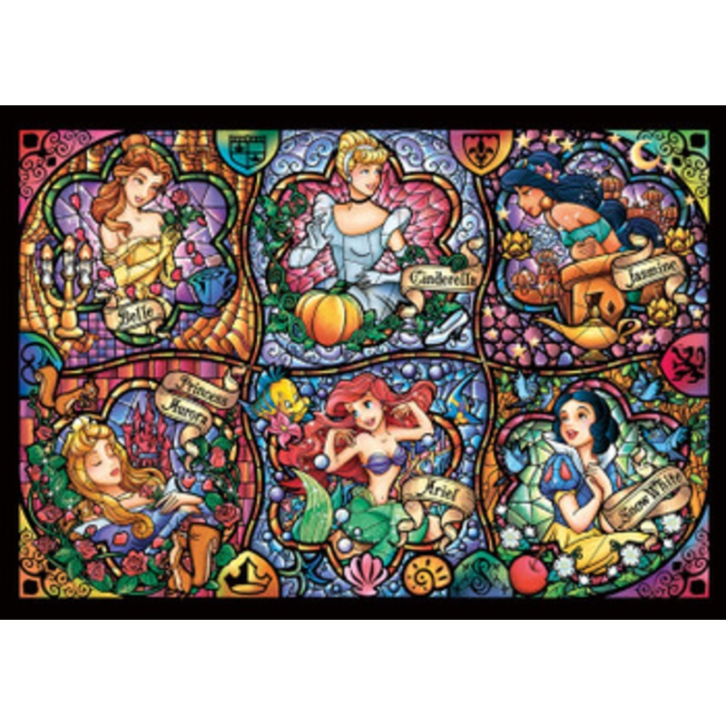 Tenyo Japan Jigsaw Puzzle DW1000-433 Disney Brilliant Princess (1000 S-Pieces)