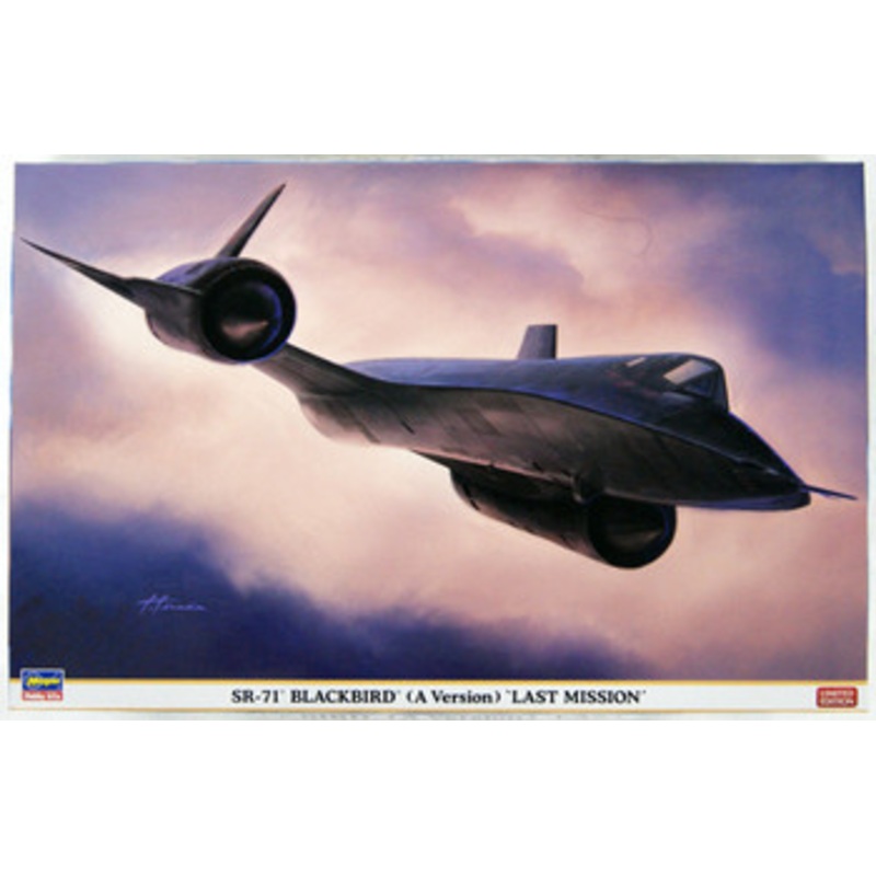 Hasegawa 02327 SR-71 BLACKBIRD (TYPE A) LAST MISSION 1/72 Scale Kit