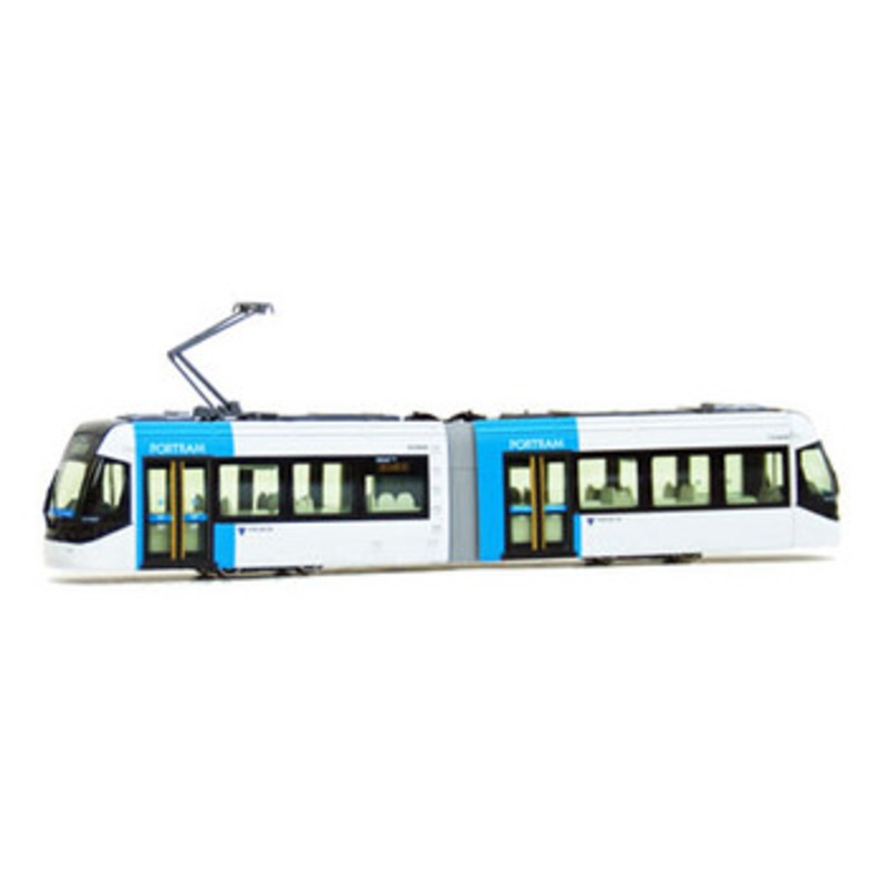 Kato 14-801-4 PORTRAM Tram TLR0606 Blue (N scale)
