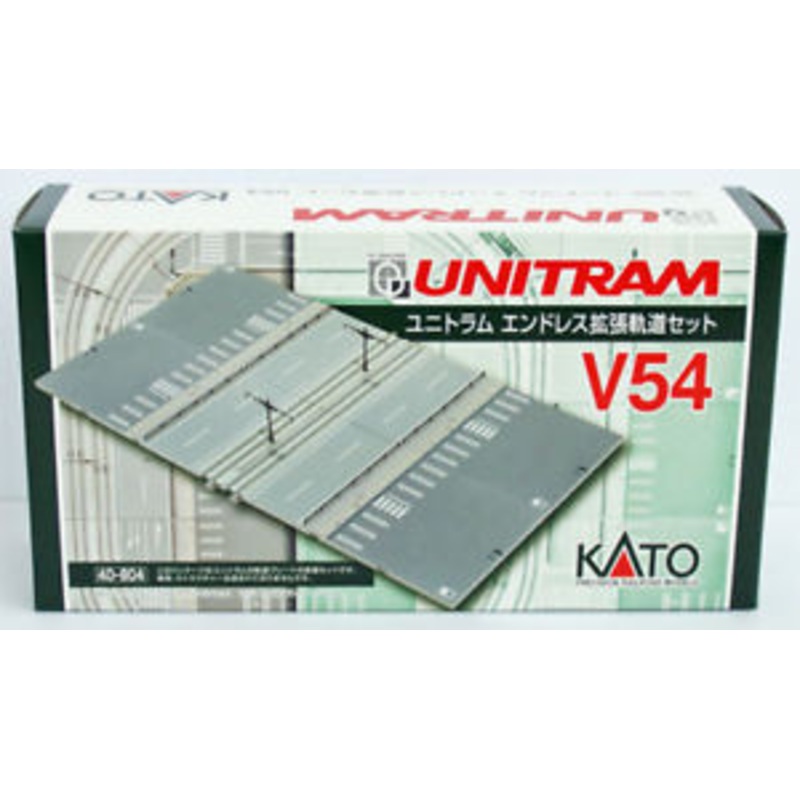 Kato 40-804 UNITRAM Expansion Set Straight Track V54 (N scale)