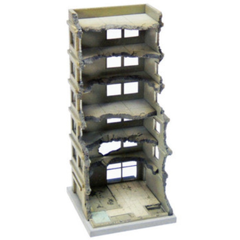 Tomytec (Building 151) Hi-Rise Under Demolition A (N scale)