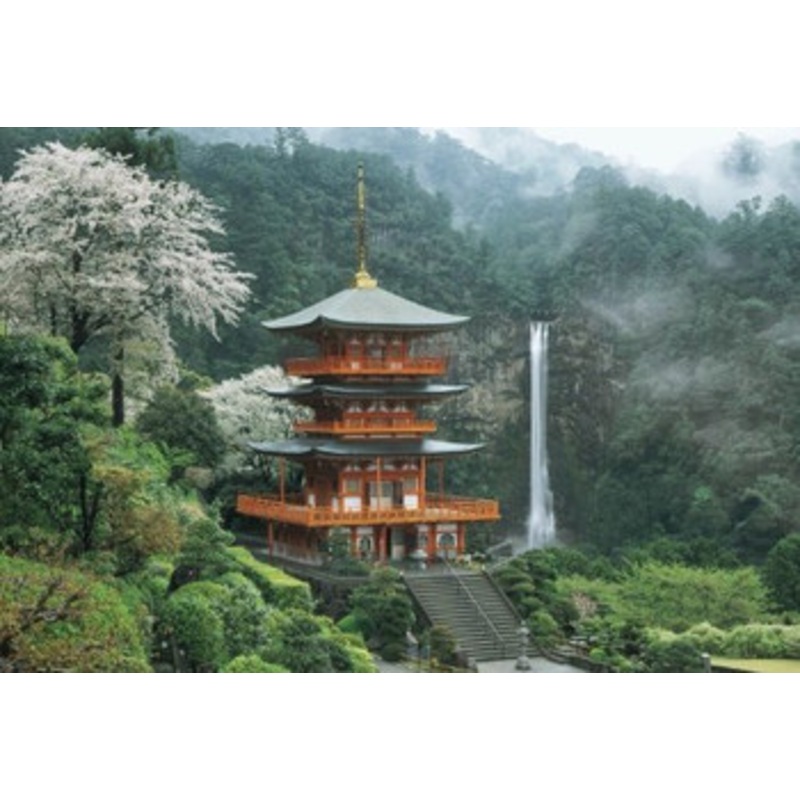 Apollo-sha Jigsaw Puzzle 48-703 Sacred Sites and Pilgrimage Routes in the Kii Mountain Range Seiganto-ji Japan (300 Pieces)