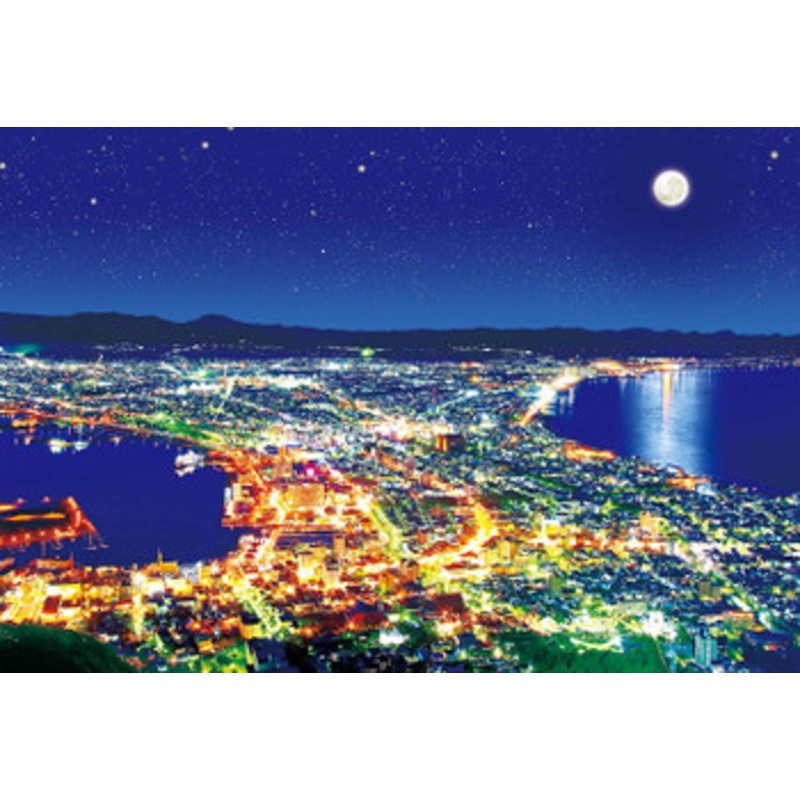 Apollo-sha Jigsaw Puzzle 48-813 Japanese Scenery Hakodate Japan (300 Pieces)