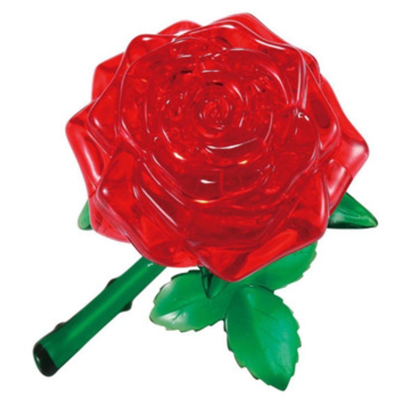 Beverly Crystal 3D Puzzle 50113 Red Rose