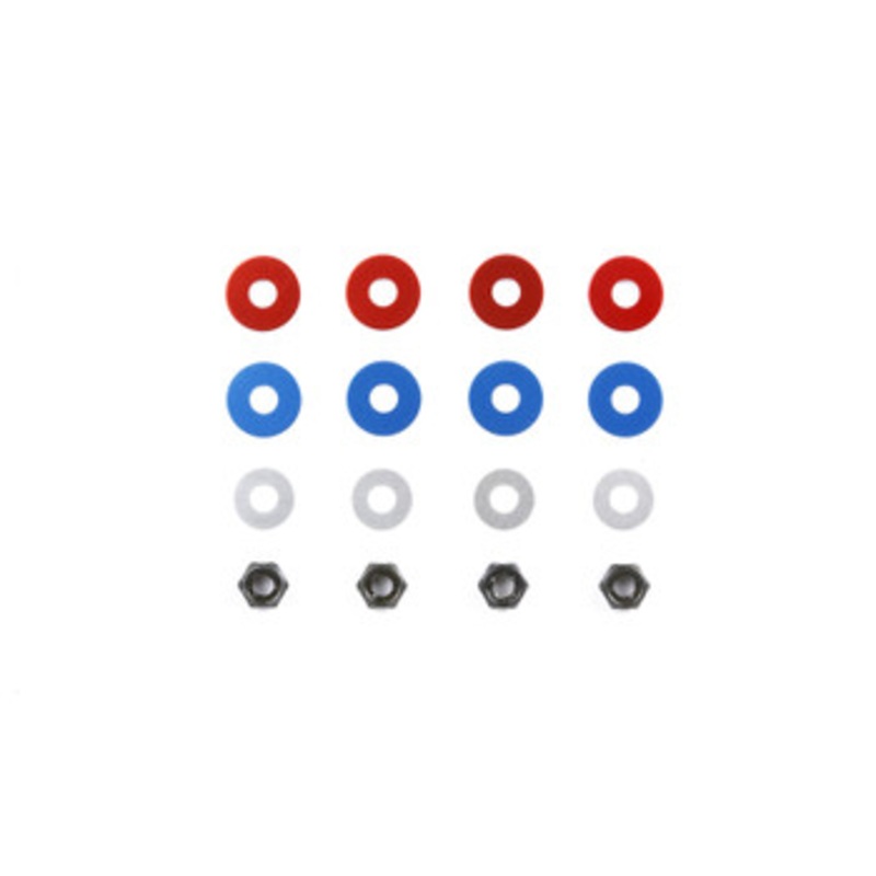 Tamiya 53448 (OP448) 4mm Hard Lock-Nut/Spacer